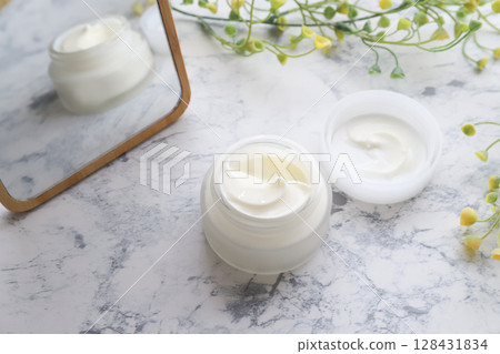 Cosmetics, creams Cosmetics, creams 128431834