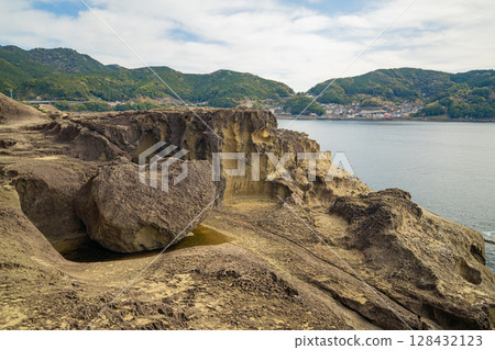 三重縣熊野市鬼城風景 三重縣熊野市鬼城風景 128432123