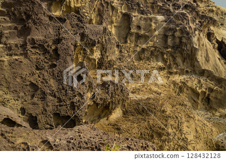 Scenery of Onigajo Castle in Kumano City, Mie Prefecture 128432128