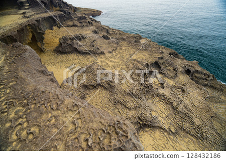 三重縣熊野市鬼城風景 128432186