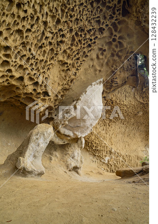 Scenery of Onigajo Castle in Kumano City, Mie Prefecture 128432239