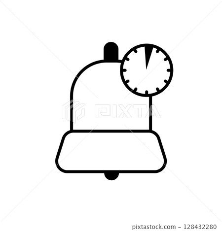 Simple timer vector illustration 128432280
