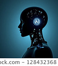 Next-generation AI-inspired humanoid Android 128432368