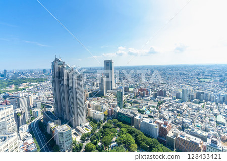 東京風景：從新宿看住宅區 128433421