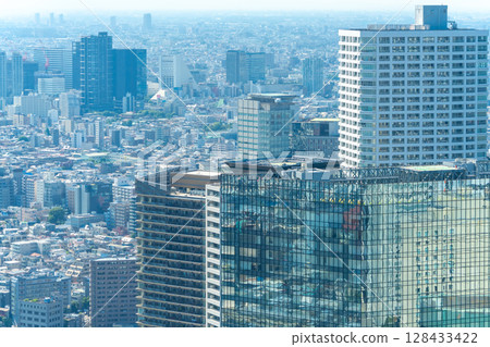 東京、摩天大樓和公寓大樓 128433422