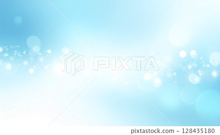 Sparkling pastel blue gradation: elegant sparkle 128435180