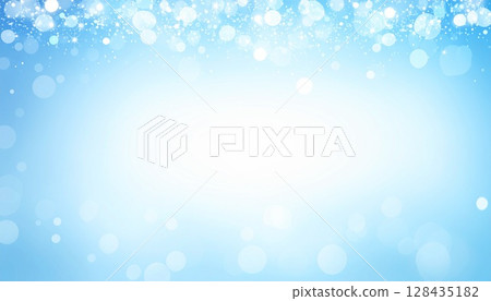 Soft light particles: A fantastic background that changes from light blue to white 128435182