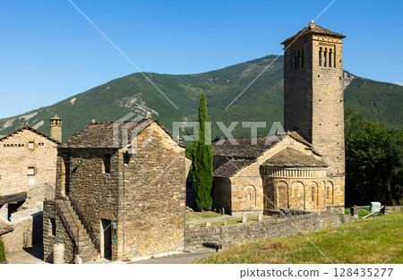 Stone Church of San Pedro in Larrede, part of Serrablo Churches Route Stone Church of San Pedro in Larrede, part of Serrablo Churches Route 128435277