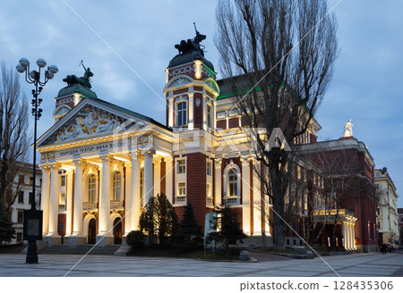 View of the Ivan Vazov National Theatre 128435306
