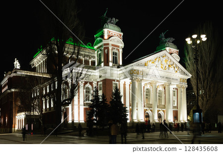 View of the Ivan Vazov National Theatre View of the Ivan Vazov National Theatre 128435608