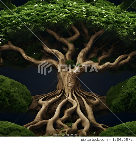 Ancient Enchanted Tree of Life 128435972