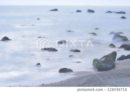 The sea where time passes quietly The sea where time passes quietly 128436718