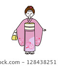 Shichigosan: A girl in a kimono 128438251
