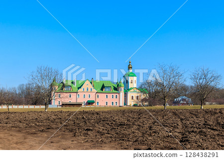 Holy Trinity Motroninsky convent in Kholodny Yar, Ukraine 128438291