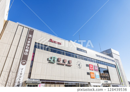 Takasaki City, Gunma Prefecture - JR Takasaki Station (West Exit) houses various commercial facilities 128439536