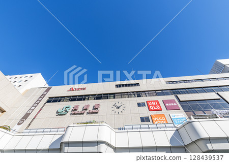 Takasaki City, Gunma Prefecture - JR Takasaki Station (West Exit) houses various commercial facilities 128439537