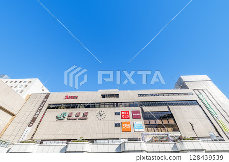 Takasaki City, Gunma Prefecture - JR Takasaki Station (West Exit) houses various commercial facilities 128439539