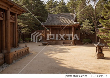 從山門看到的風景 128439594