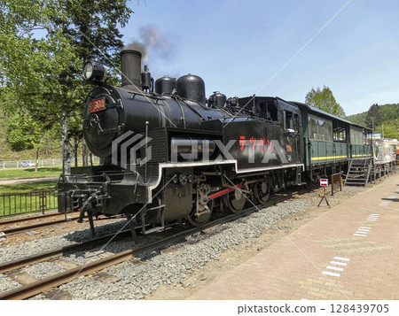 北海道三笠市三笠鐵道村，S304 SL，鐵路設施 128439705