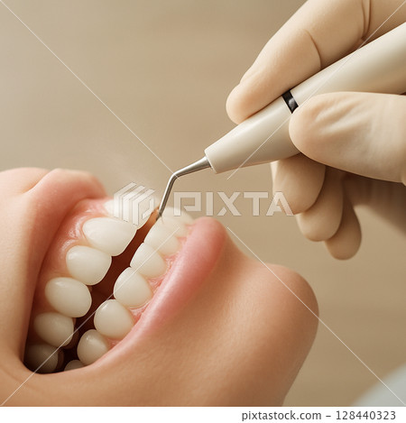 Teeth cleaning PMTC whitening 128440323