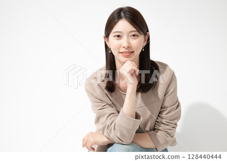 Thinking woman Thinking woman 128440444
