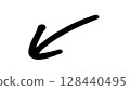 手寫箭頭003黑色 128440495
