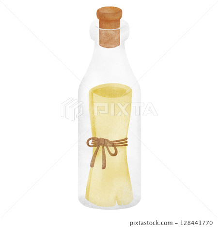 Message in a Bottle illustration Message in a Bottle illustration 128441770
