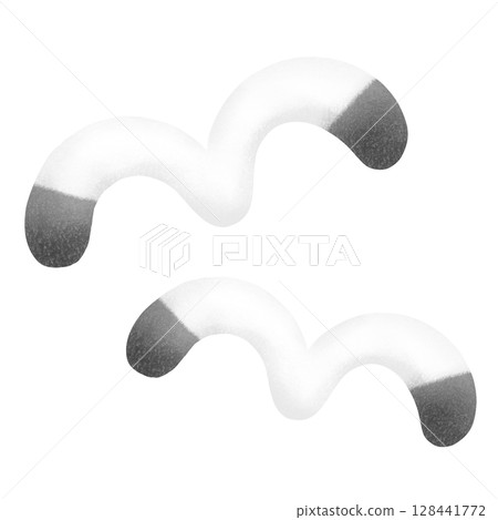 Illustration of a flock of seagulls 128441772