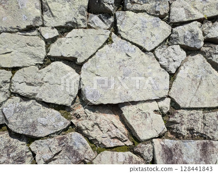 Nearby stone walls Nearby stone walls 128441843