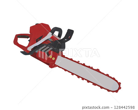 用於建築工地和林業的砍伐樹木的鏈鋸 128442598