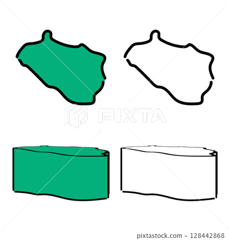 Handwritten_Azerbaijan_Fuzi_Vector_Set_01 128442868