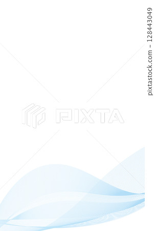 Thin curved background (vertical, bottom, blue) 128443049