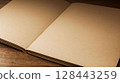 Warm vintage-style paper texture 128443259