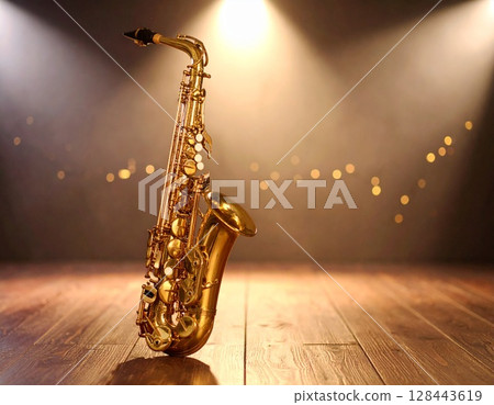 中音薩克斯風備受矚目 中音薩克斯風備受矚目 128443619