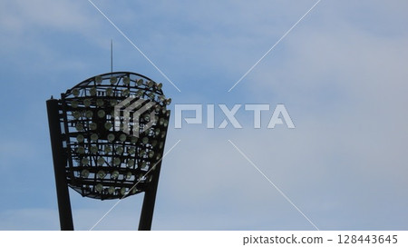 Lighting of the baseball stadium Lighting of the baseball stadium 128443645