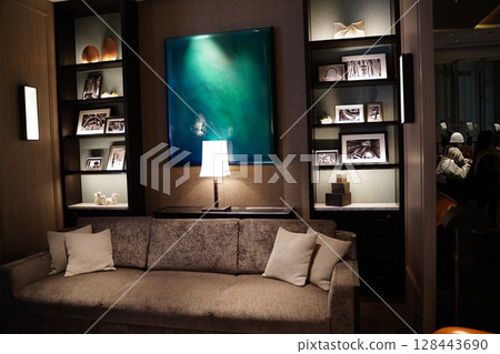 Modern living room 128443690