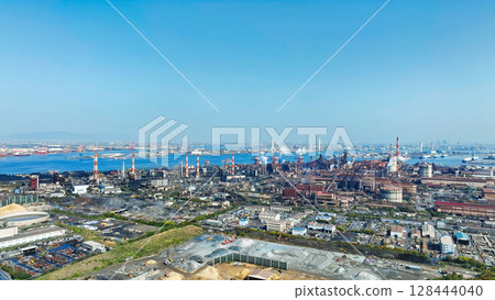 工業區風光鳥瞰圖 128444040
