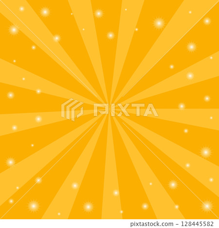 Sparkles and sunburst illustration 128445582