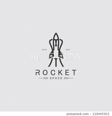 Rocket Logo Design template collection Design Concept, Creative Symbol 128445933