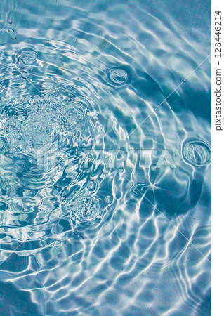 Transparent water ripples Transparent water ripples 128446214