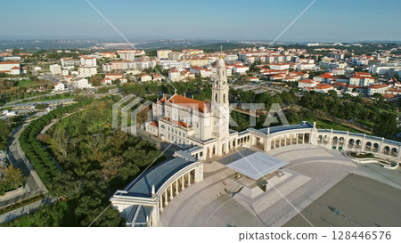 Cathedral complex and Church in Fatima Portugal 128446576