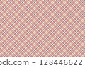 粉紅色格紋圖案/無縫圖案/樣品可用 128446622
