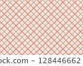 粉紅色格紋圖案/無縫圖案/樣品可用 128446662