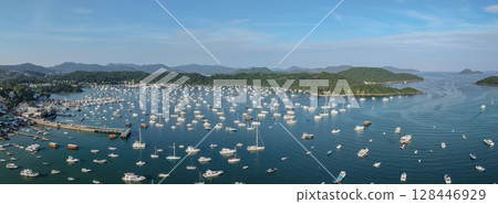 July 4 2025 A Pak Sha Wan Pier in Sai Kung, Hong Kong July 4 2025 A Pak Sha Wan Pier in Sai Kung, Hong Kong 128446929