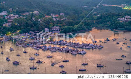 July 4 2025 A Twilight Reflections Over Hebe Haven Waters 128446968