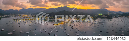 July 4 2025 Twilight Serenity Over Pak Sha Wan Bay 128446982