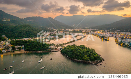 July 4 2025 Nam Wai Tsuen, a traditional village in Sai Kung, Hong Kong: July 4 2025 Nam Wai Tsuen, a traditional village in Sai Kung, Hong Kong: 128446985