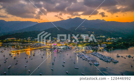 July 4 2025 Twilight Serenity Over Pak Sha Wan Bay 128446992