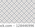 藍色格紋圖案/無縫圖案/樣品可用 128446996