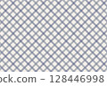 藍色格紋圖案/無縫圖案/樣品可用 128446998